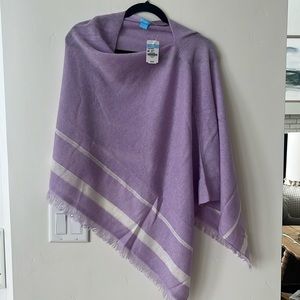 J. McLaughlin cashmere Luana Poncho in Lavender
